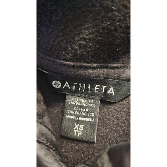 Athleta Cozy Sherpa Snap Sweatshirt XS - Picture 8 of 9